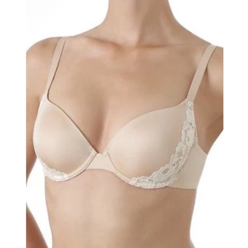Wacoal‎ Opulence Bra Size 38DD Nude Beige Tan Lace Underwire Padded 853112 NWT